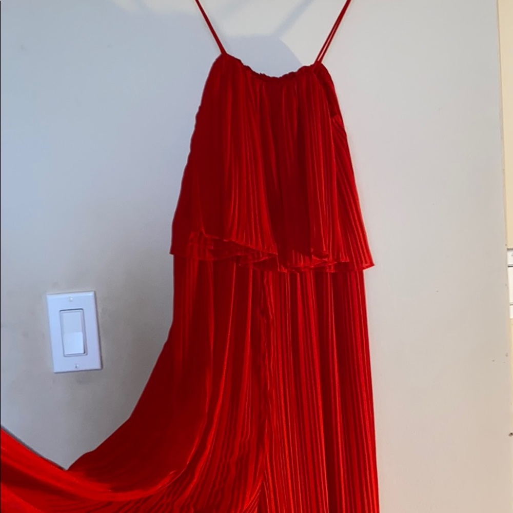 Red jumpsuit. Red always good right.